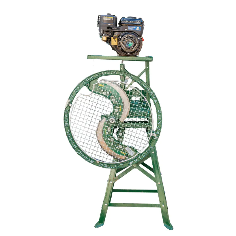 2-blade chaff cutter with engine