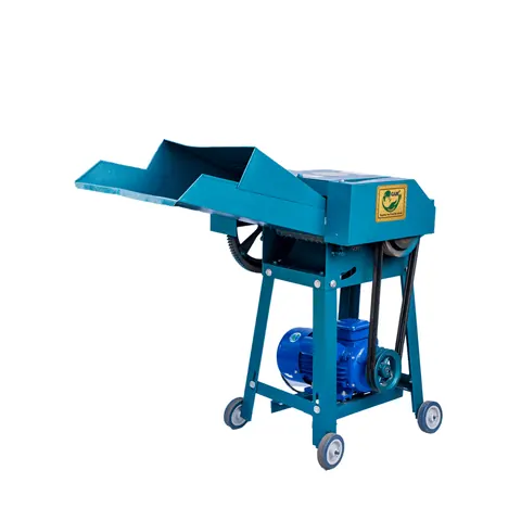 Electric chaff cutter on trolley