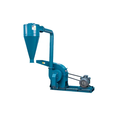 Hammer mill with motor and cyclone